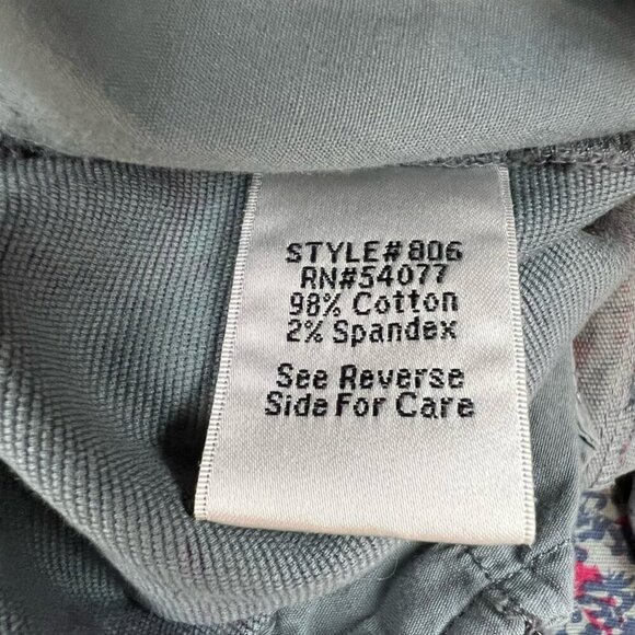 Cabi Womens Palm Beach Ankle Skinny Pants 806 Multicolor Floral Mid Rise Zip 8 - Picture 10 of 10